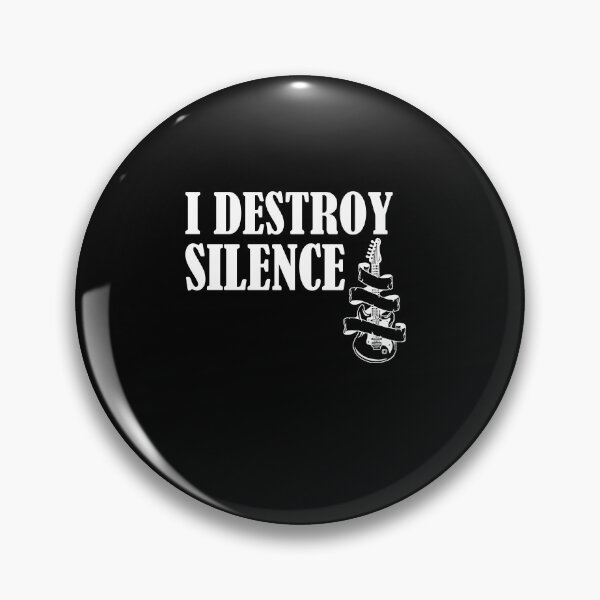 Item preview, I destroy silence -  i destroy silence guitar,funny guitar lovers - gift for guitarist designed and sold by 0umStore.