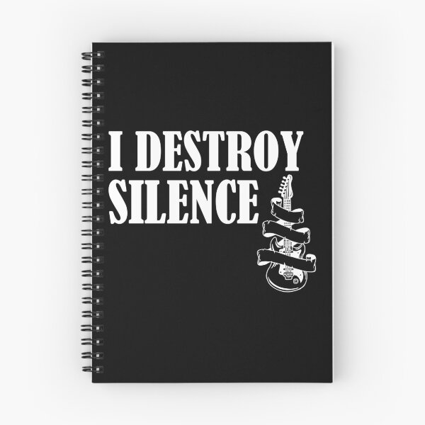 Item preview, I destroy silence -  i destroy silence guitar,funny guitar lovers - gift for guitarist designed and sold by 0umStore.