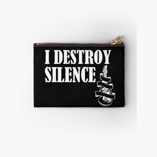 Item preview, I destroy silence -  i destroy silence guitar,funny guitar lovers - gift for guitarist designed and sold by 0umStore.