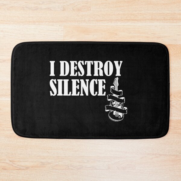 Item preview, I destroy silence -  i destroy silence guitar,funny guitar lovers - gift for guitarist designed and sold by 0umStore.
