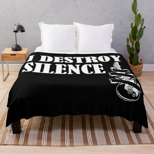 Item preview, I destroy silence -  i destroy silence guitar,funny guitar lovers - gift for guitarist designed and sold by 0umStore.