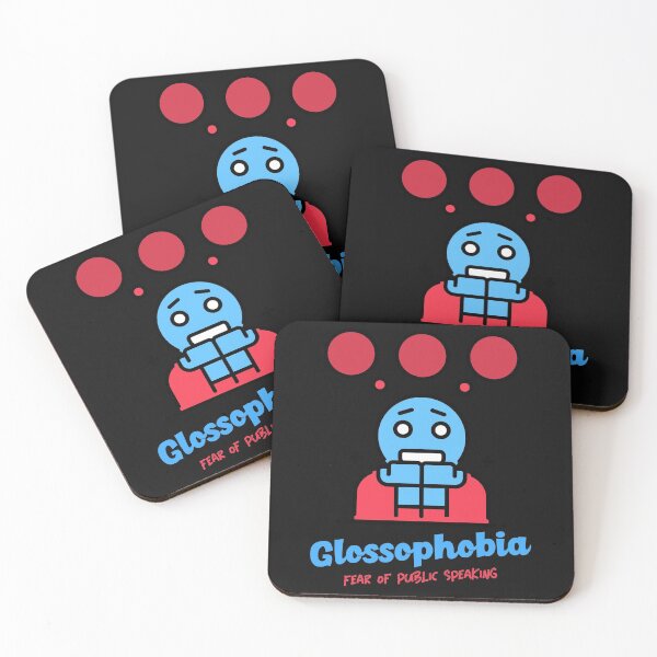 Item preview, Glossophobia - fear of public speaking designed and sold by PhobiaStore.