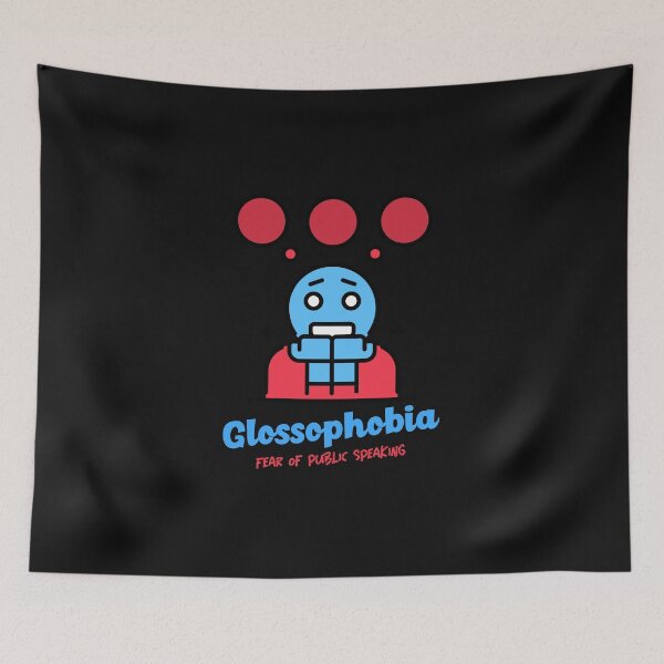 Item preview, Glossophobia - fear of public speaking designed and sold by PhobiaStore.