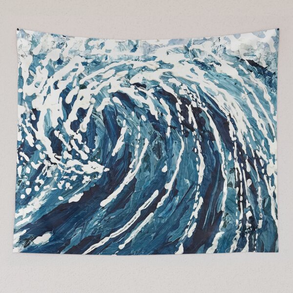 Item preview, Abstract Ocean Wave Barrel designed and sold by Sara Ponce.