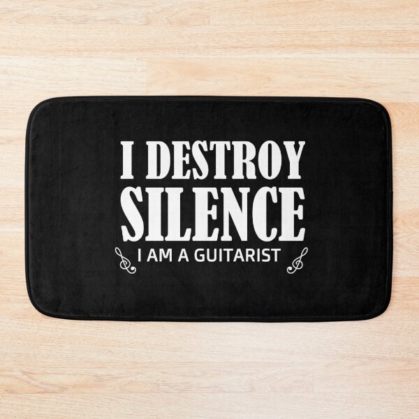 Item preview, I destroy silence -  i destroy silence guitar,funny guitar lovers - gift for guitarist designed and sold by 0umStore.