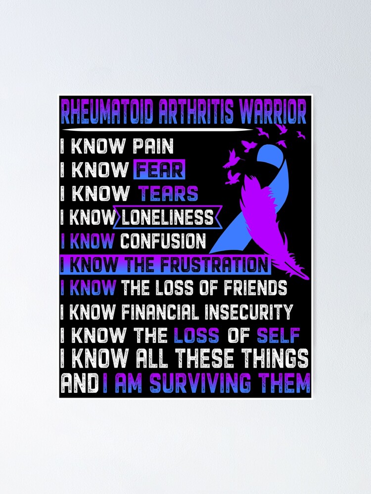 I'm Fine Rheumatoid Arthritis Warrior Support Rheumatoid Arthritis  Awareness Gifts Greeting Card for Sale by rechardtee