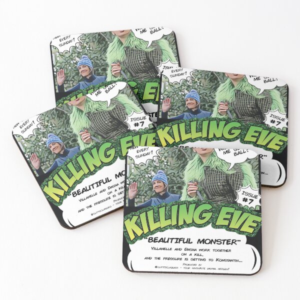 Item preview, killing eve beautiful monster comic cover designed and sold by leonifitzy.