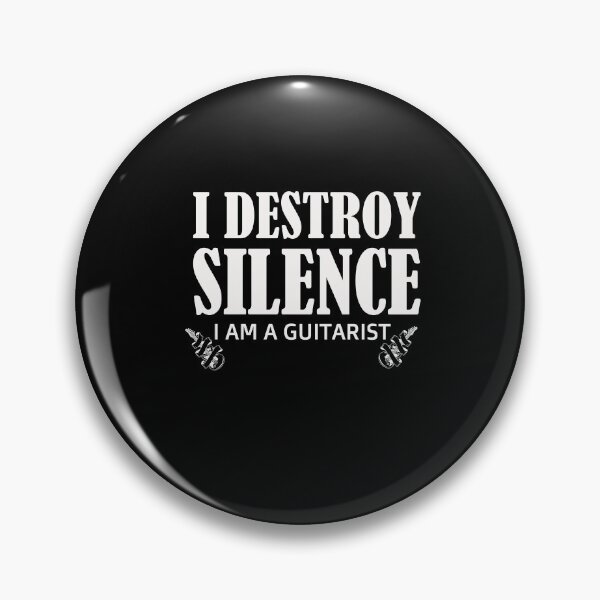 Item preview, I destroy silence -  i destroy silence guitar,funny guitar lovers - gift for guitarist designed and sold by 0umStore.