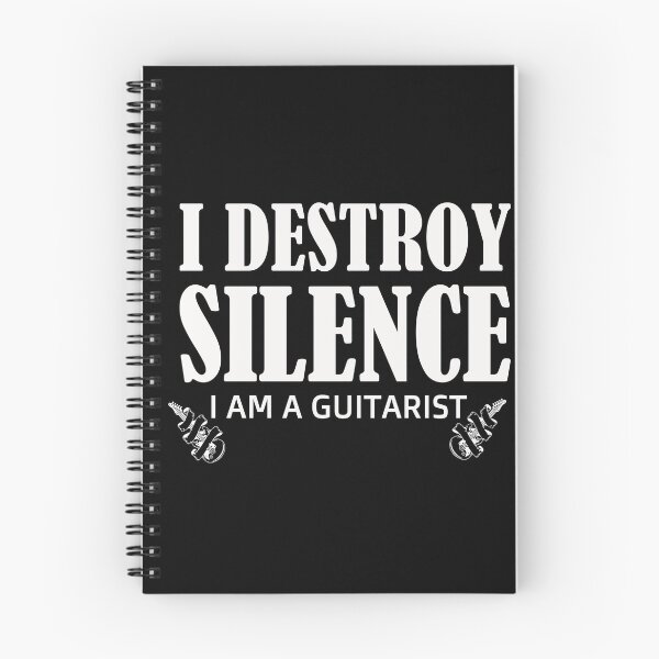 Item preview, I destroy silence -  i destroy silence guitar,funny guitar lovers - gift for guitarist designed and sold by 0umStore.