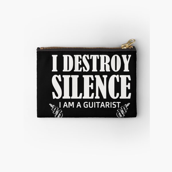 Item preview, I destroy silence -  i destroy silence guitar,funny guitar lovers - gift for guitarist designed and sold by 0umStore.