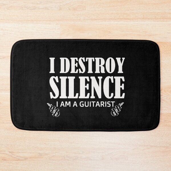 Item preview, I destroy silence -  i destroy silence guitar,funny guitar lovers - gift for guitarist designed and sold by 0umStore.