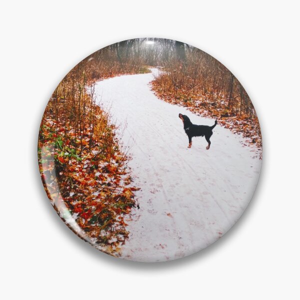 Item preview, Snowy way through a bright forest designed and sold by helenkaiy.