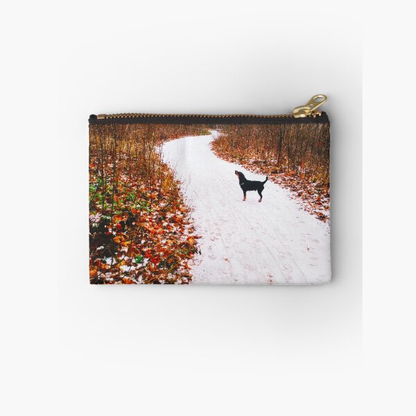 Item preview, Snowy way through a bright forest designed and sold by helenkaiy.