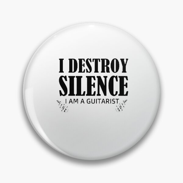 Item preview, I destroy silence -  i destroy silence guitar,funny guitar lovers - gift for guitarist designed and sold by 0umStore.