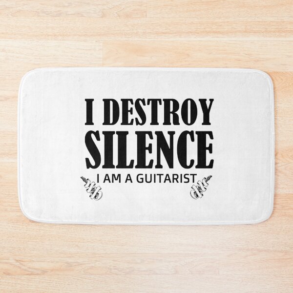 Item preview, I destroy silence -  i destroy silence guitar,funny guitar lovers - gift for guitarist designed and sold by 0umStore.