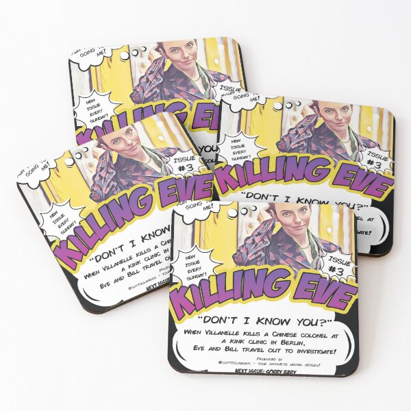 Item preview, killing eve don't I know you comic print  designed and sold by leonifitzy.