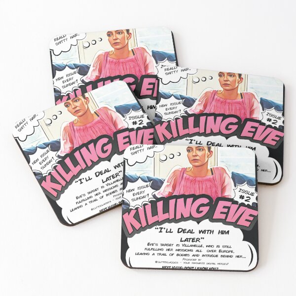 Item preview, killing eve deal with him later comic k designed and sold by leonifitzy.