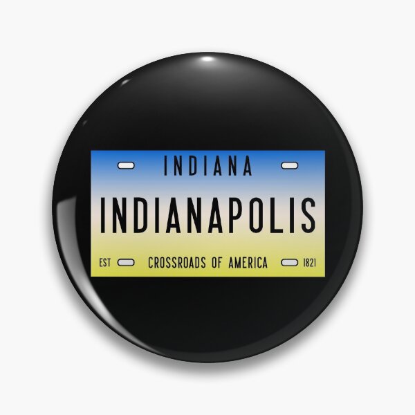 Item preview, Retro Indianapolis City Indiana State License Plate Souvenir designed and sold by merchzy.