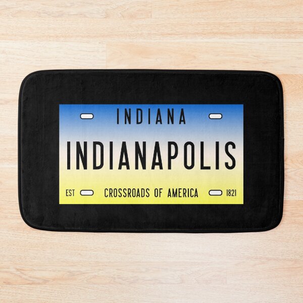 Item preview, Retro Indianapolis City Indiana State License Plate Souvenir designed and sold by merchzy.