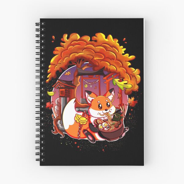 Item preview, Autumn Fox And Ramen designed and sold by AppleCatCafe.