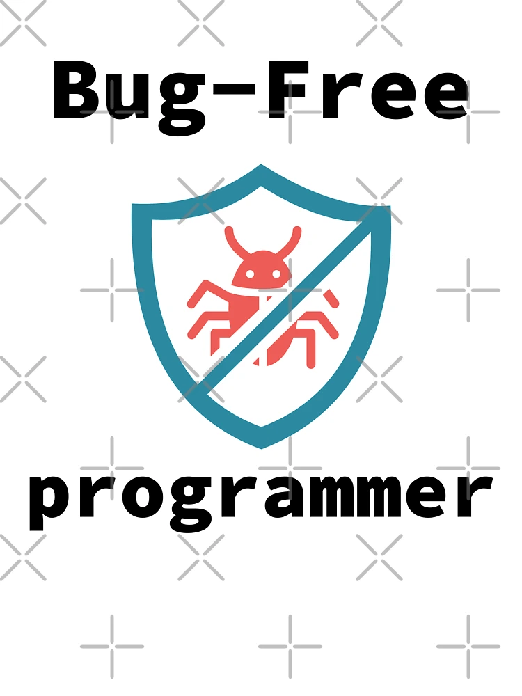 Thumbnail 4 of 4, Boxy T-Shirt, Bug-Free Programmer, Bug-Free Programming, Software Engineer, Computer Science, Programming Humor designed and sold by Max-Wear.