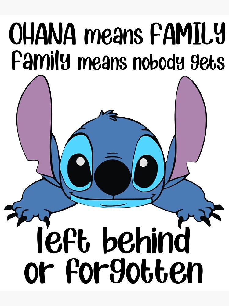 Lilo & Stitch - TV Show Poster (Ohana Means Family) (Size: 24 x