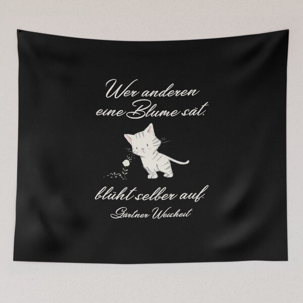 Item preview, Those who sow a flower for others will bloom themselves - funny gardening saying designed and sold by catsandmore.