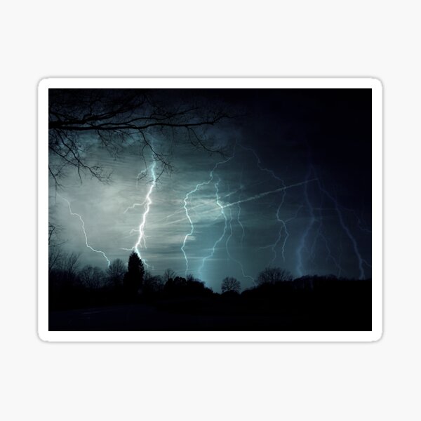 Lightning Sticker