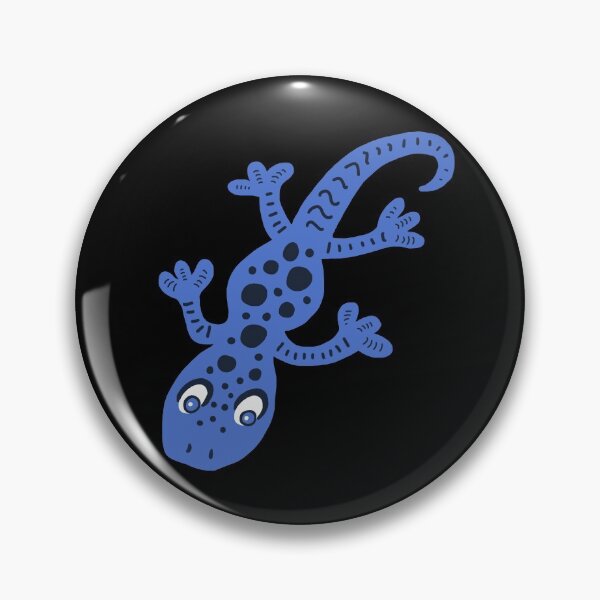 Item preview, Blue Gecko Lizard Drawing with Spots designed and sold by OneLook.