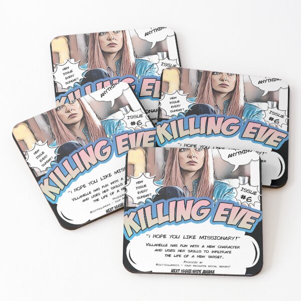 Item preview, killing eve AA meeting episode cover designed and sold by leonifitzy.