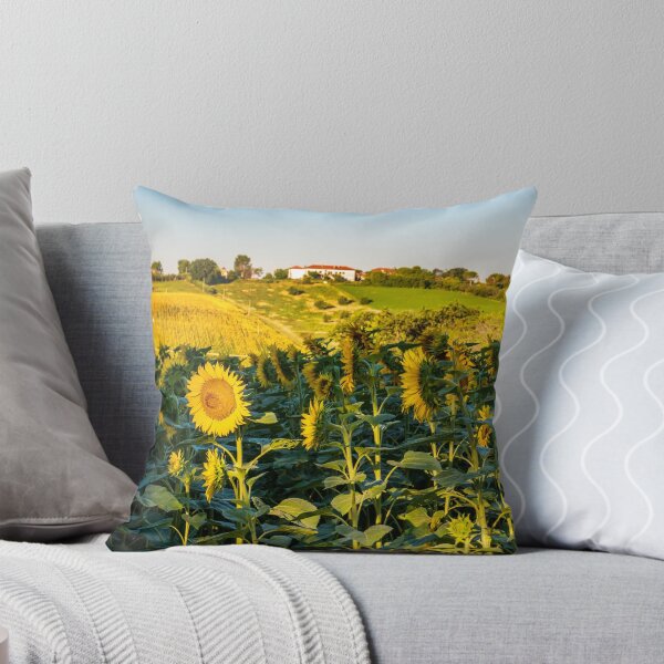 Item preview, Beautiful sunrise in the countryside of Marche in a summer morning designed and sold by zakaz86.