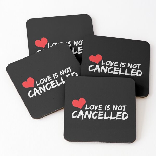 Item preview, Love is not cancelled designed and sold by Rubab Designs.