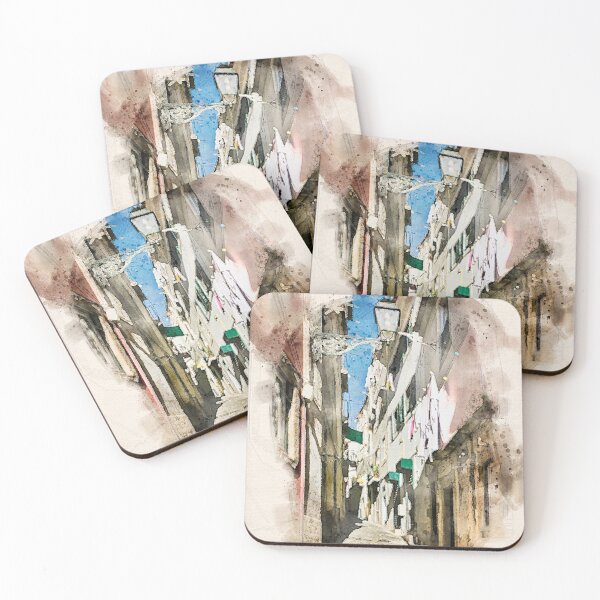 Item preview, Watercolor Streets of Lisbon designed and sold by ffpdsgn.