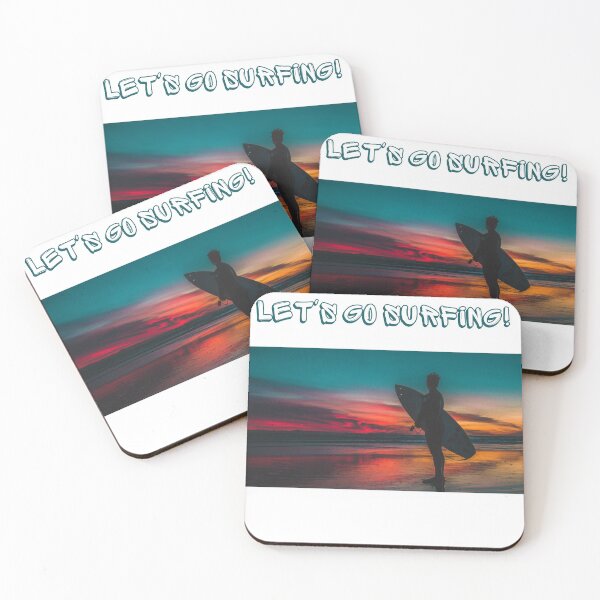 Item preview, Let's Go Surfing! designed and sold by POSITIVE4EVA.