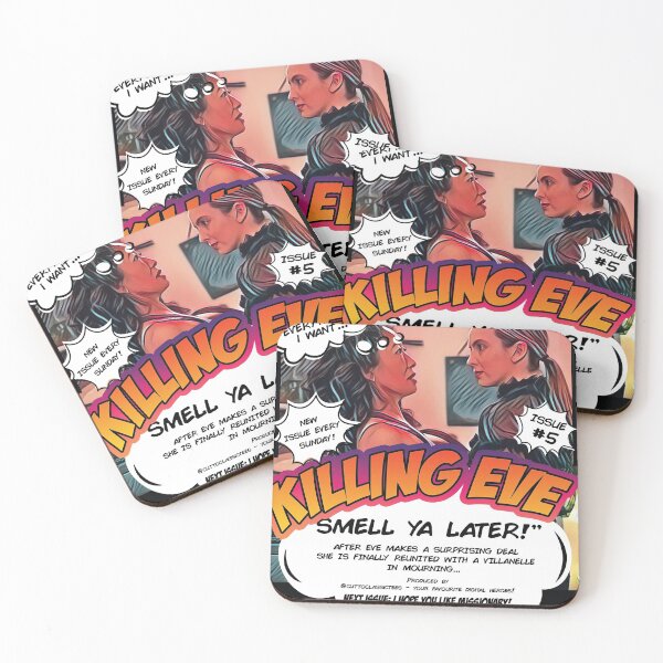 Item preview, killing eve smell ya later comic designed and sold by leonifitzy.