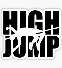 High jump Sticker