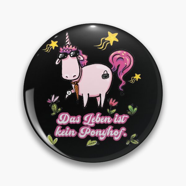 Item preview, Unicorn German Quote Ponyhof designed and sold by catsandmore.