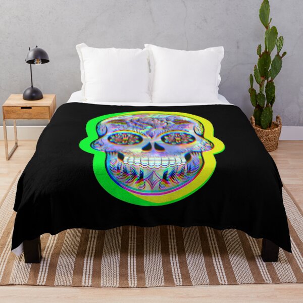 Item preview, Holographic Glitch Skull designed and sold by NewMoonShop.