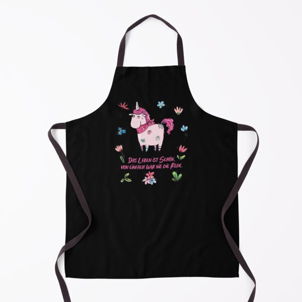 Item preview, Unicorn German Quote Life is Beautful designed and sold by catsandmore.