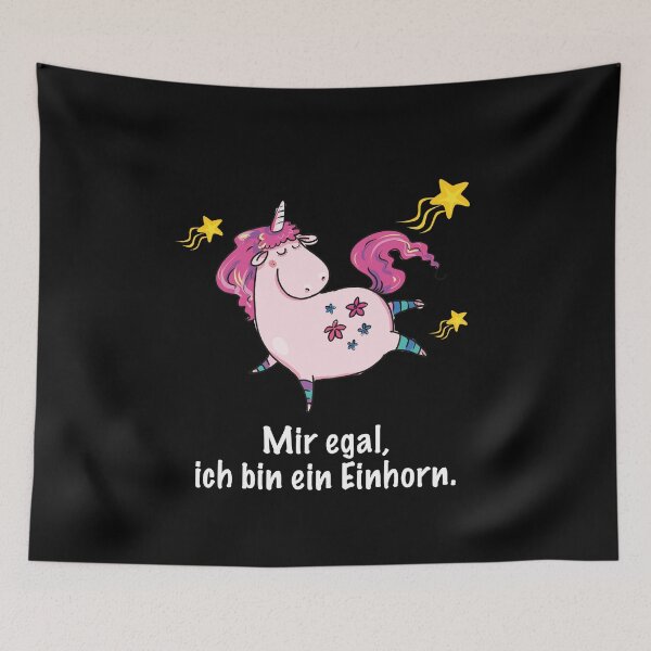 Item preview, Unicorn German Quote Mir Egal designed and sold by catsandmore.