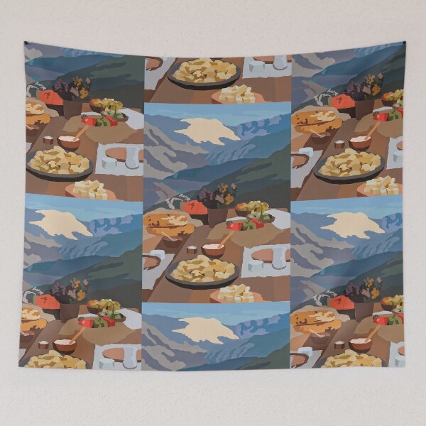 Item preview, Abstract Mountain View food designed and sold by soqhiee.