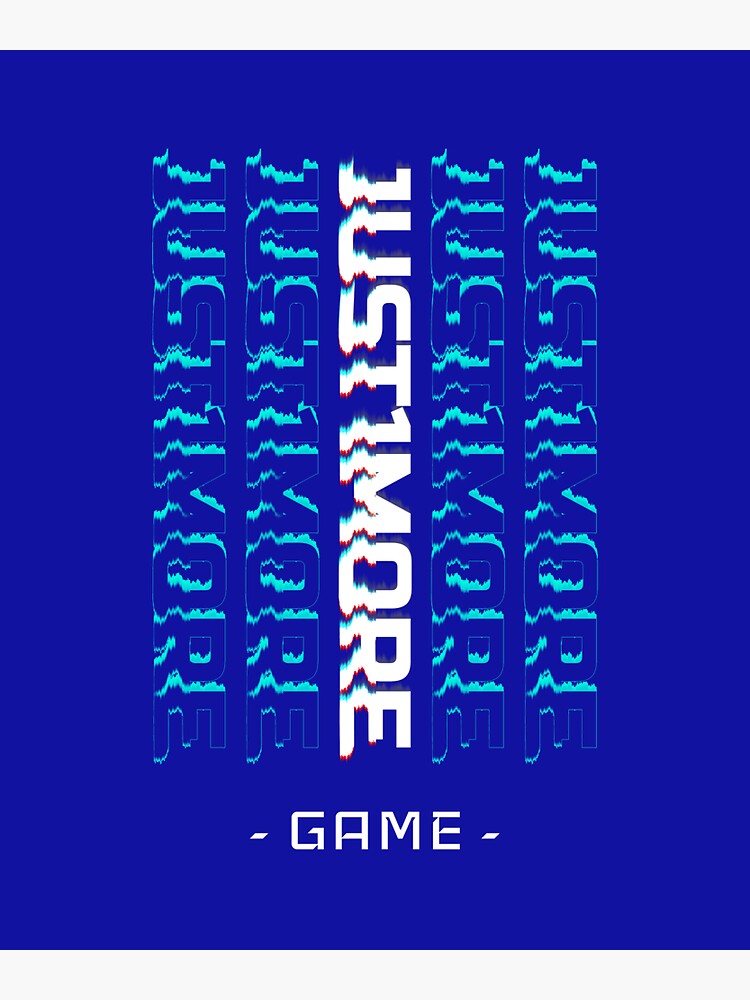 "JUST 1 MORE GAME" Sticker for Sale by AladdinMktgs Redbubble