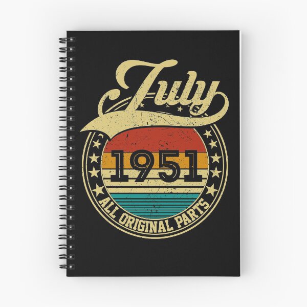 Item preview, Vintage July 1951 All Original Parts Born in July 1951 70th Birthday Gift 70 Years Old designed and sold by MN-Shop0123.