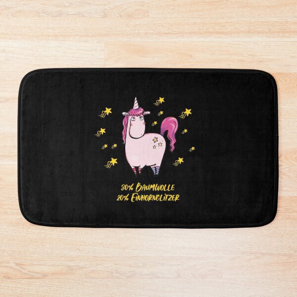 Item preview, Unicorn German Quote Glitzer designed and sold by catsandmore.