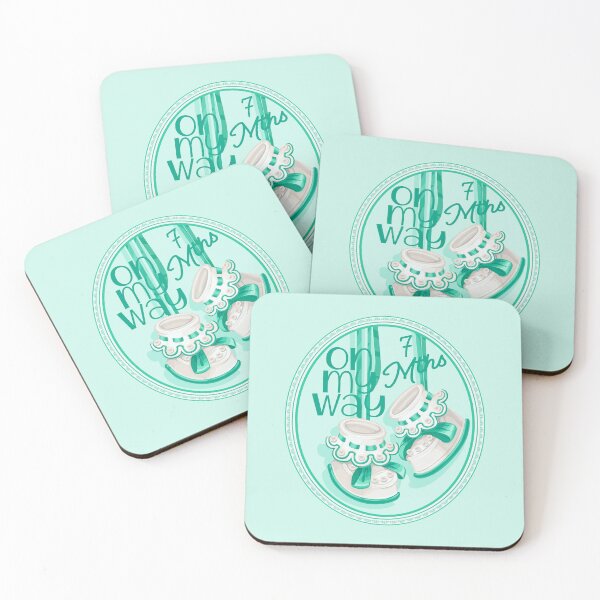 Item preview, “On My Way - 7 Mths” Baby Green (Incl. Maternity & Baby Wear) designed and sold by PawsitiveMum.
