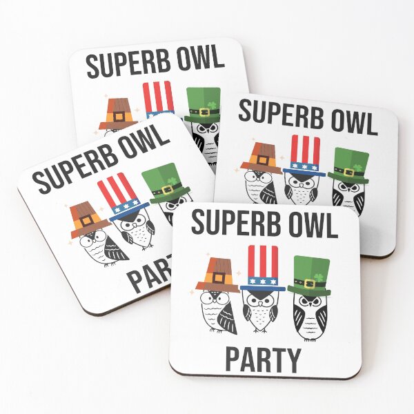 Item preview, Superb Owl Party designed and sold by KOOL Studio.