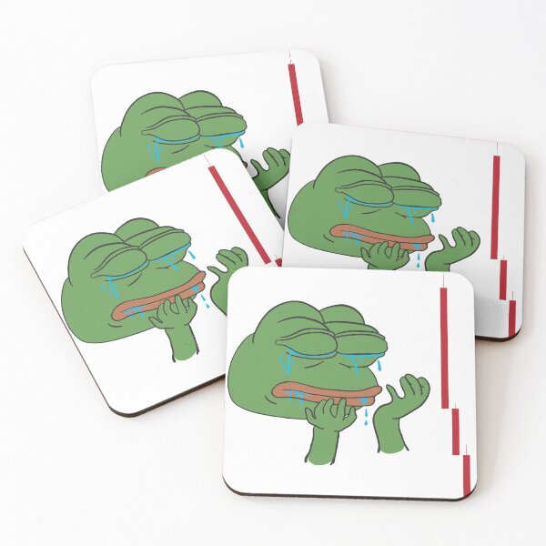 Item preview, Crypto Frog Meme Rekt Signal Essential designed and sold by LittleDyzell.