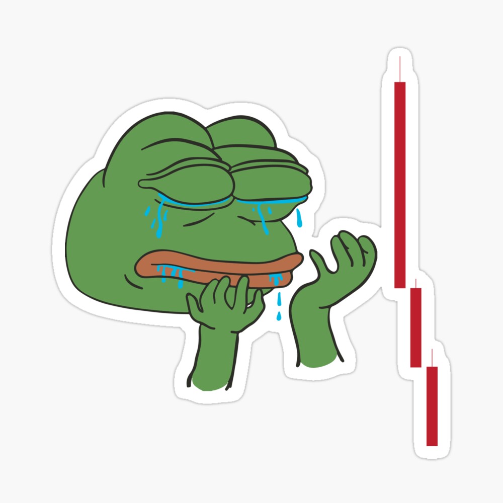 Lámina rígida for Sale con la obra «Meme de la rana criptográfica Rekt  Signal Essential» de LittleDyzell | Redbubble