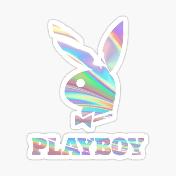 Playboy holographique Sticker