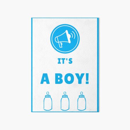 Item preview,  Funny Baby announcement a boy designed and sold by ToniaKroeger.